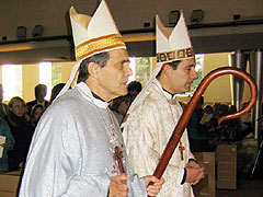 Bischof Jorge Casaretto (hier in Nuevo Schoenstatt)