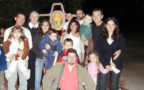 18. Oktober: Segnung des Bildstocks in San Rafael, Argentinien