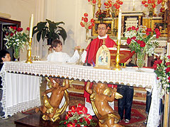 Heilige Messe zur Eröffnung des Kindergartens St. Josef in Marineo
