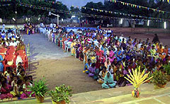 Madurai : Viele Menschen kamen zur Feier
