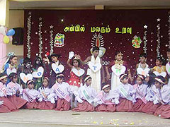 Madurai: Aufführung der Kinder