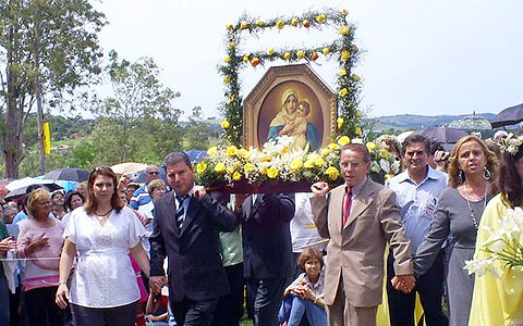 Einweihung des Heiligtums in Jacarezinho – Einzug der MTA