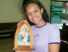 Daiana, Missionarin der Pilgernden Gottesmutter der Jugend