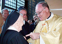 P. Juan Pablo Catoggio mit Schw. M. Ursula am 5. Oktober
