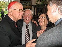 Ehepaar Musolino mit dem Kardinal 