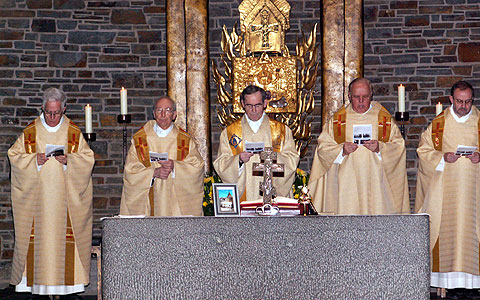 Vierzigjähriges Priesterweihejubiläum von Pater Chrysostomus Grill am 1. November 2008