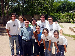 Es ist wieder die Zeit der Misiones: hier Missionare aus Córdoba