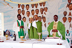 Messe in der Kapelle der Martyrer