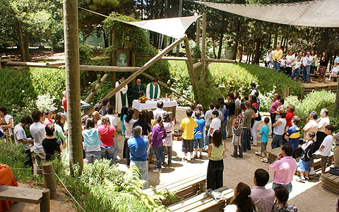 Bündnismesse in Los Pinos – Aussendung in die Familien-Misiones