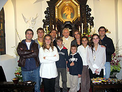 Familie Julio in Schönstatt, bei der Feier der Silberhochzeit