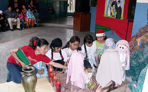 Weihnachten in der Kentenich-Schule in Trujillo, Peru