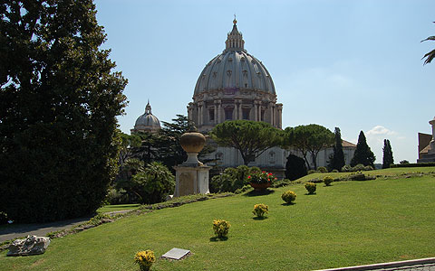 Rom, Mitte der Kirche...