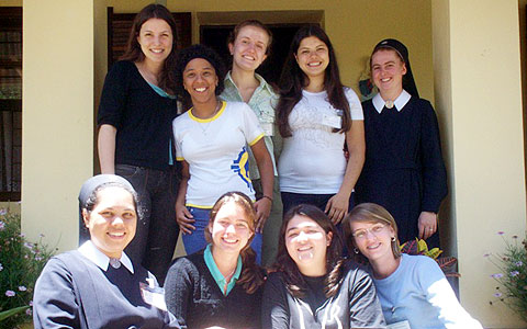 Führungskreis der Mädchenjugend in Brasilien