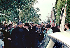 Ankunft von Pater Kentenich in Oberkirch, 1967
