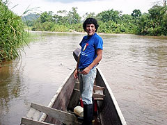 Missionare im Kanu unterwegs 