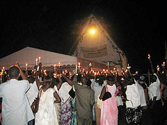 Vigil am Heiligtum in Bujumbura
