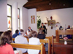 Heilige Messe in der Hauskapelle