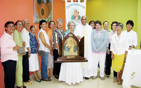 18. Mai: Missionarinnen aus Panama, Pfr,. Romulo Aguilar und Ehepaar Arriagada