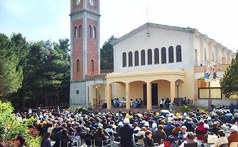 3. Mai 2009, Poggio San Francesco, viertes Regionaltreffen der Kampagne der Pilgernden Gottesmutter in Sizilien
