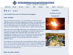 Die neugestaltete Internetseite der SMJ Deutschland