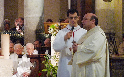 Priesterweihe des ersten Schönstatt-Paters aus Frankreich, P. Pierre-Laurent Bagnères