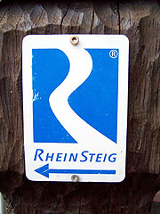 17km auf dem Rheinsteig geht es entlang