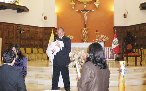 Das Liebesbündnis, die konkrete Form der Christusnachfolge: Taufe von María Alejandra Luna Manrique