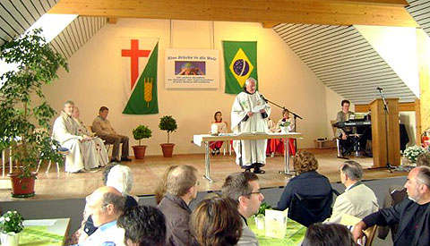 Das Fest in Rüber begann mit der Heiligen Messe
