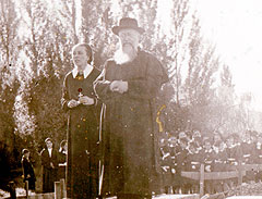 Pater Kentenich am Morgen des 20. Oktober 1948 in Santa Cruz