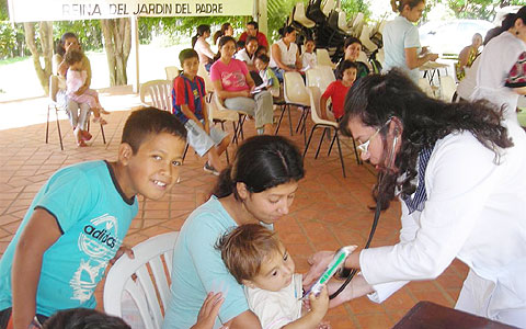Gesundheitsdienst am Heiligtum von Ciudad del Este