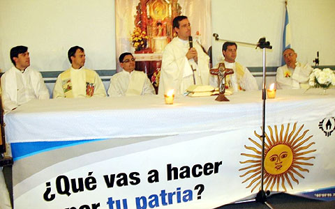 Heilige Messe bei der Delegiertentagung in Cosquín, Argentinien