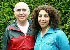 René Venegas und Susy Jacob, aus Punta Arenas, Chile