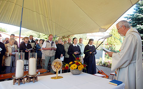 Gedenken an Pater Zinke in Heiligenstadt, am 10. Jahrestag seines Todes