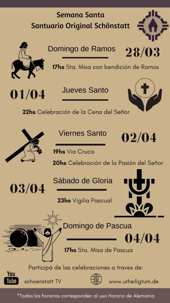 Horario Santuario Original Semana Santa
