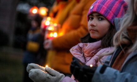 Lichterkette für den Frieden - Lichterkette für die Ukraine