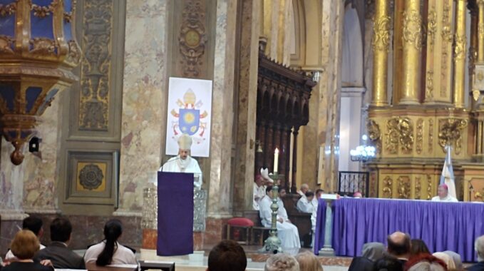 10 año del Papa Francisco en la catedral de Buenos Aires