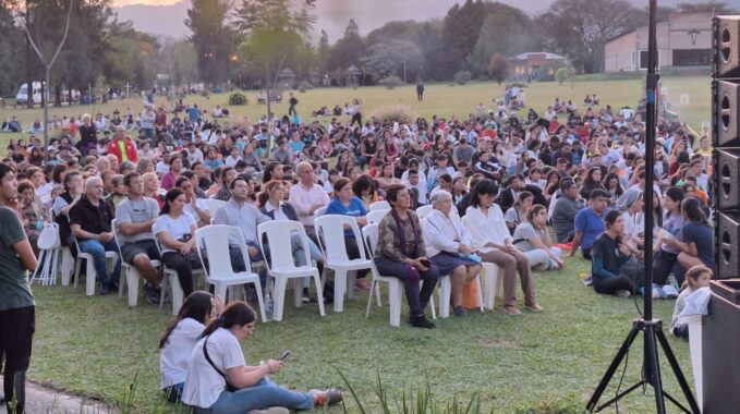 Perergrinacion de la juventud diosesana al santuario de Schoenstatt en Tucumán