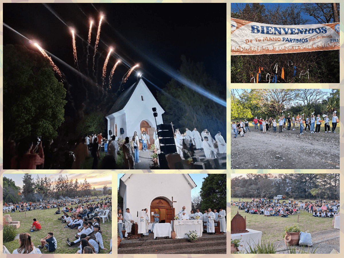 Perergrinacion de la juventud diosesana al santuario de Schoenstatt en Tucumán