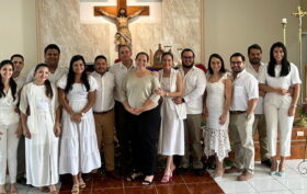 Alianza de Amor del primer grupo de la Obra Familiar en Honduras