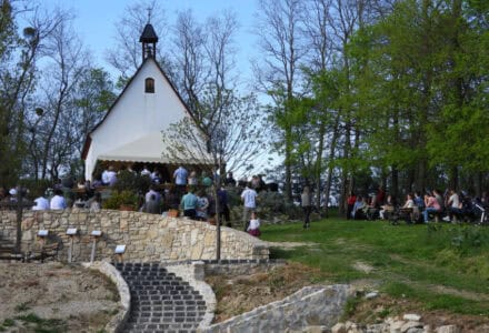 Heiligtum in Obudavar, Ungarn